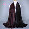 Glittering Black and Purple Gradient Hijab