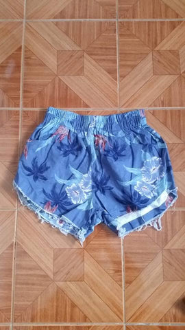 Floral Shorts (Blue)
