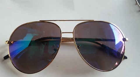Aviator Sunglasses (Brown)