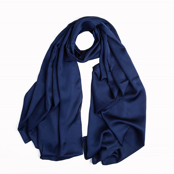 Navy Best Satin Hijab