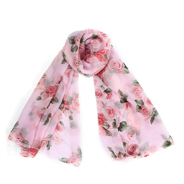 Pink Small Roses Hijab